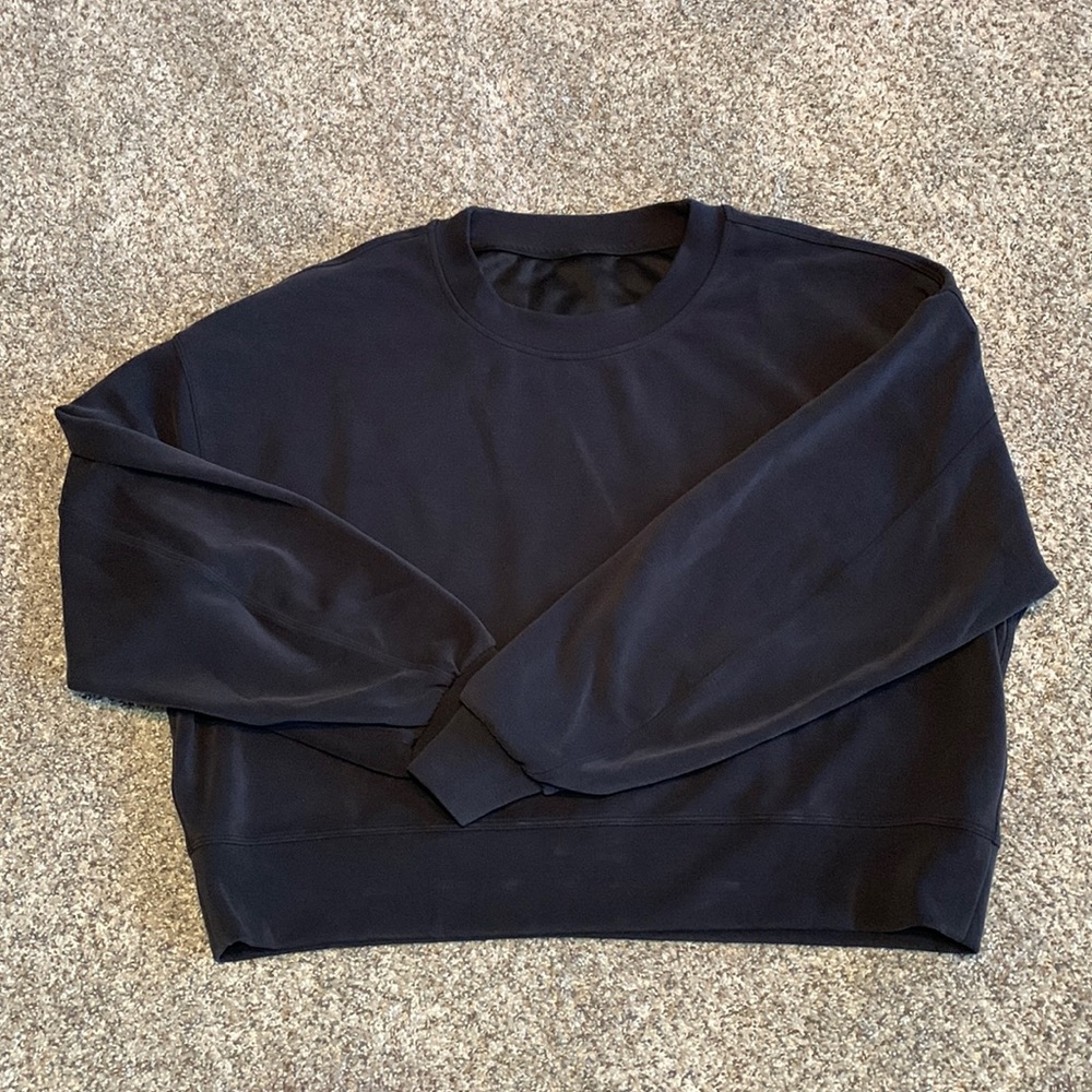 Lululemon softstreme perfectly oversized cropped crew